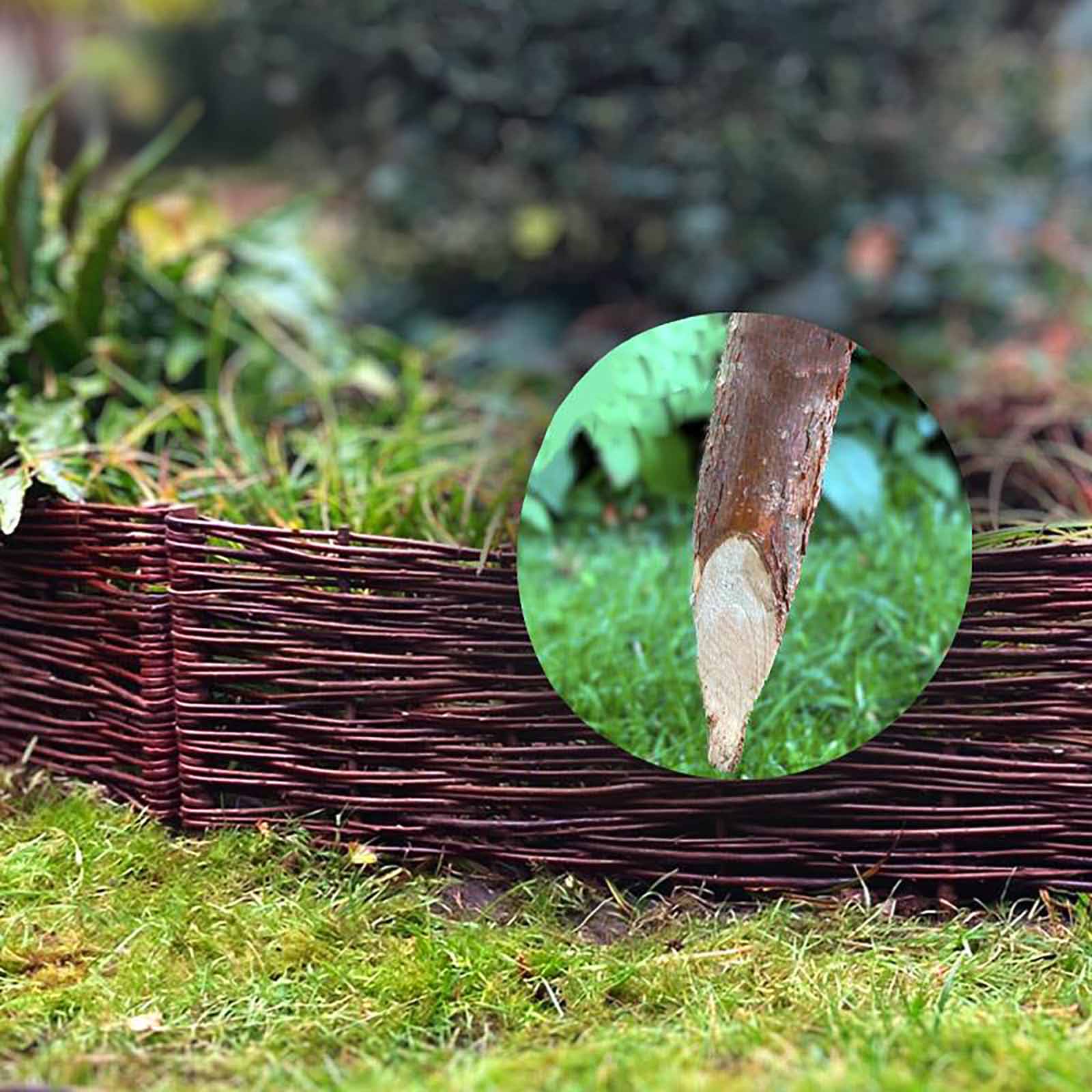 Weidensteckzaun - Gartenidylle aus Naturmaterial - Garten-On.de