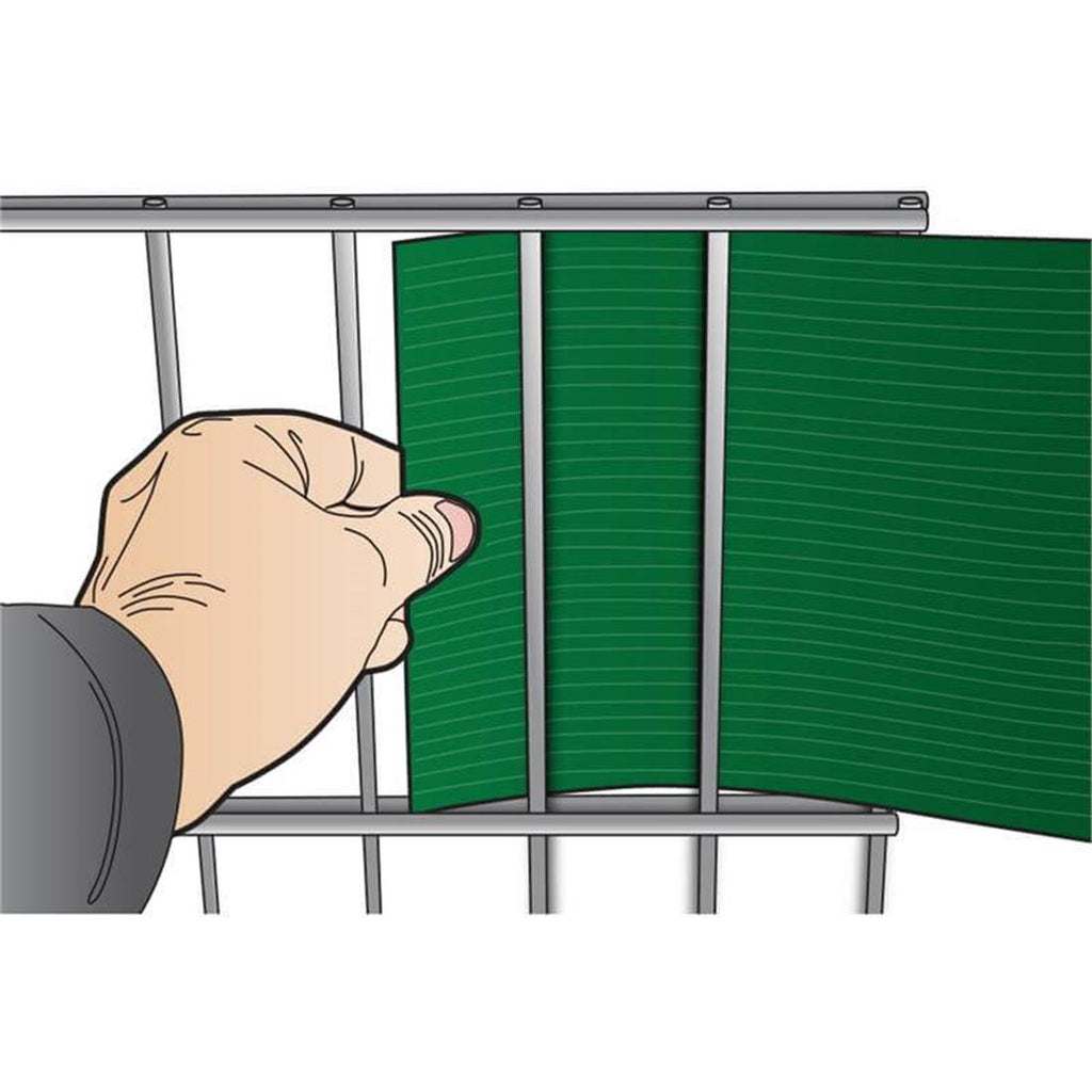 Sichtschutzstreifen PVC Easy - 0,19x2,55 m - Zaunblende - Garten-On.de