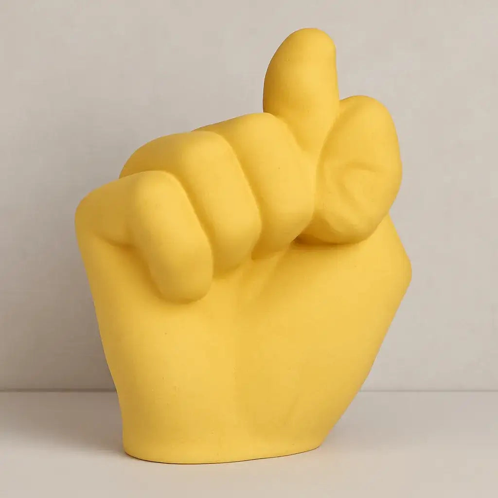Handfigur Ablehnung – humorvolle Dekoration & DIY-Unikat - Garten-On.de