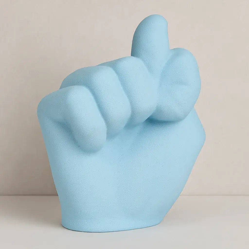 Handfigur Ablehnung – humorvolle Dekoration & DIY-Unikat - Garten-On.de