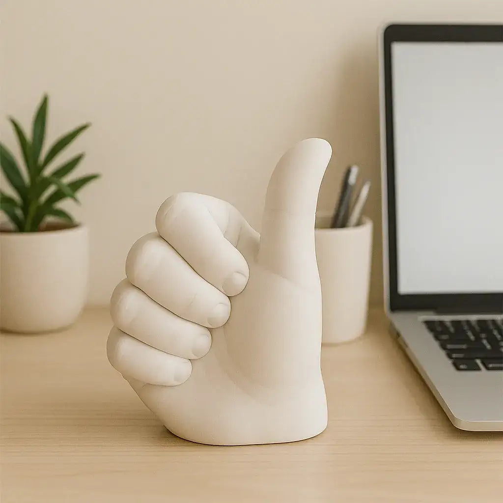 Handzeichen Figur „Alles Gut“ – Symbol für Optimismus, Freude & Motivation - Garten-On.de