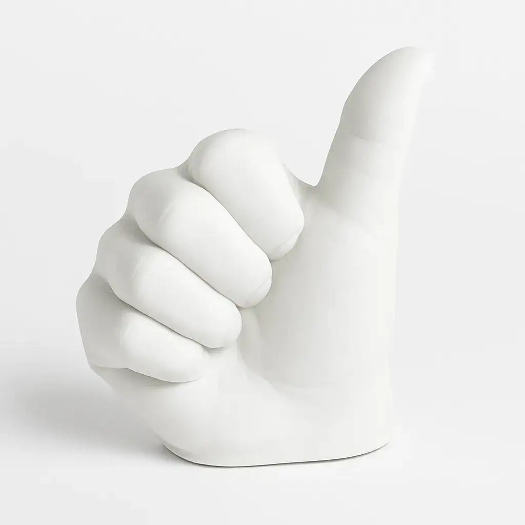 Handzeichen Figur „Alles Gut“ – Symbol für Optimismus, Freude & Motivation - Garten-On.de