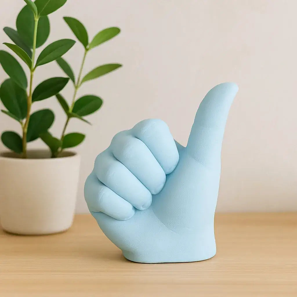 Handzeichen Figur „Alles Gut“ – Symbol für Optimismus, Freude & Motivation - Garten-On.de