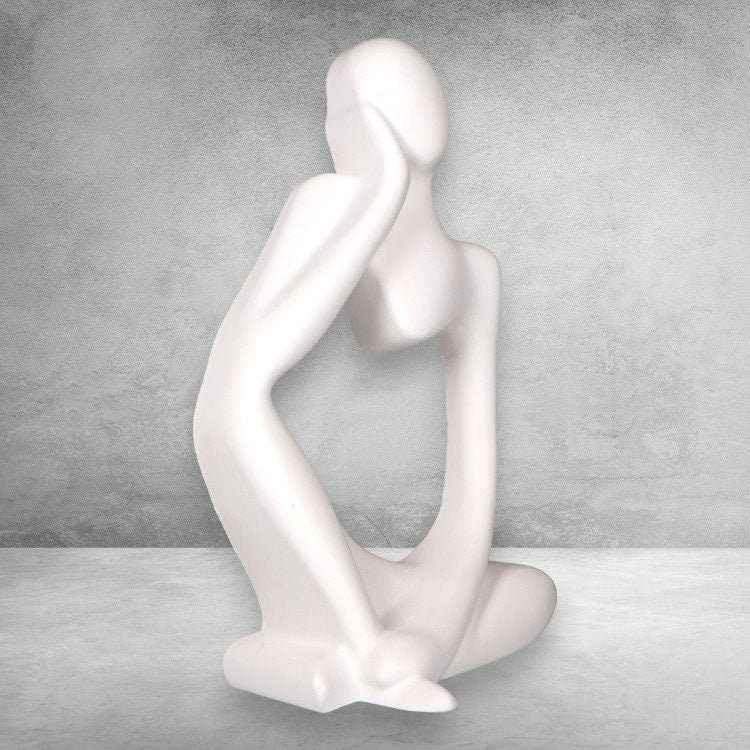 Elegante Figur einer Nachdenklichen Frau – Das Perfekte Geschenk für Besondere Frauen! - Garten-On.de