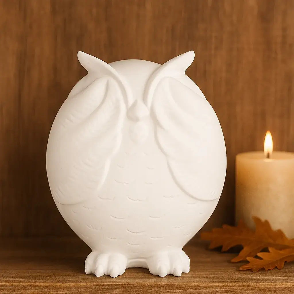 Eulenfigur „Nichts Böses sehen“ – Handgemachte Deko mit Symbolik - Garten-On.de