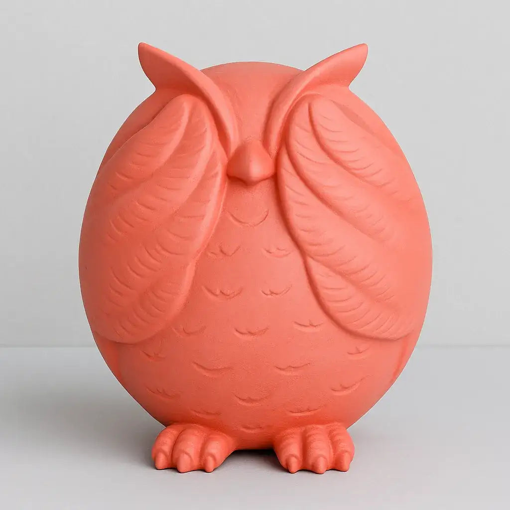 Eulenfigur „Nichts Böses sehen“ – Handgemachte Deko mit Symbolik - Garten-On.de