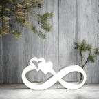 Infinity-Deko mit Herz – Symbol unendlicher Liebe im modernen Design - Garten-On.de