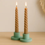 Stabkerzenhalter LUNA – 2er Set handgefertigt & minimalistisch - Garten-On.de