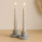Stabkerzenhalter LUNA – 2er Set handgefertigt & minimalistisch - Garten-On.de