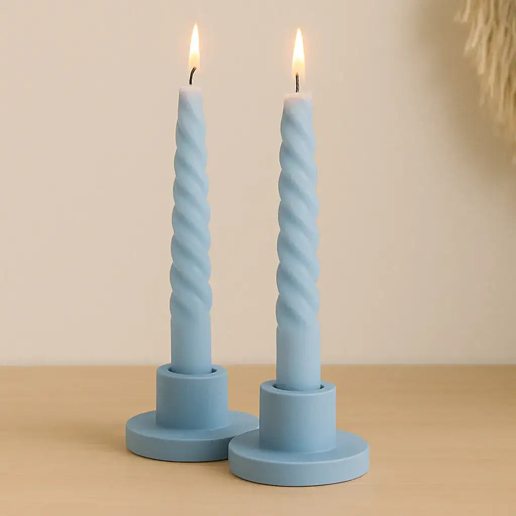 Stabkerzenhalter LUNA – 2er Set handgefertigt & minimalistisch - Garten-On.de