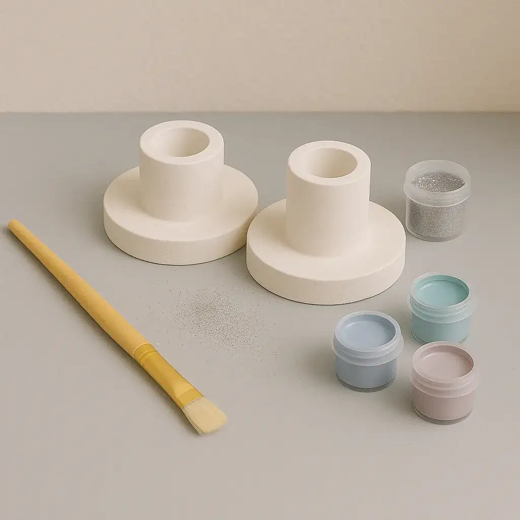 Stabkerzenhalter LUNA – 2er Set handgefertigt & minimalistisch - Garten-On.de